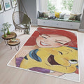 Freundschaft Die kleine Meerjungfrau Disney Teppich, Teppiche - Outdoor Teppich, Teppich Wohnzimmer, Küchenteppich, Kinderzimmer, Modern