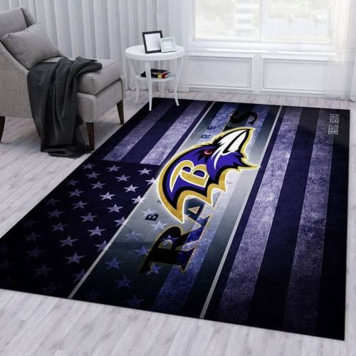 Baltimore Ravens NFL 14 Teppich, Teppiche - Outdoor Teppich, Teppich Wohnzimmer, Küchenteppich, Kinderzimmer, Modern