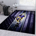 Baltimore Ravens NFL 14 Teppich, Teppiche - Outdoor Teppich, Teppich Wohnzimmer, Küchenteppich, Kinderzimmer, Modern
