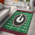 Georgia Bulldogs Area Football Team Logo005 Teppich, Teppiche - Outdoor Teppich, Teppich Wohnzimmer, Küchenteppich, Kinderzimmer, Modern