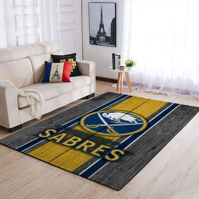 Buffalo Sabres Nhl 5 Teppich, Teppiche - Outdoor Teppich, Teppich Wohnzimmer, Küchenteppich, Kinderzimmer, Modern