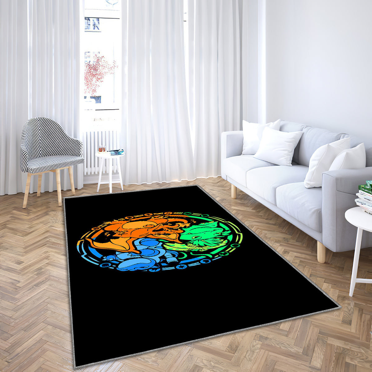 Pokémon Teppich, Teppiche - Logo Outdoor Teppich, Teppich Wohnzimmer, Küchenteppich, Kinderzimmer, Modern
