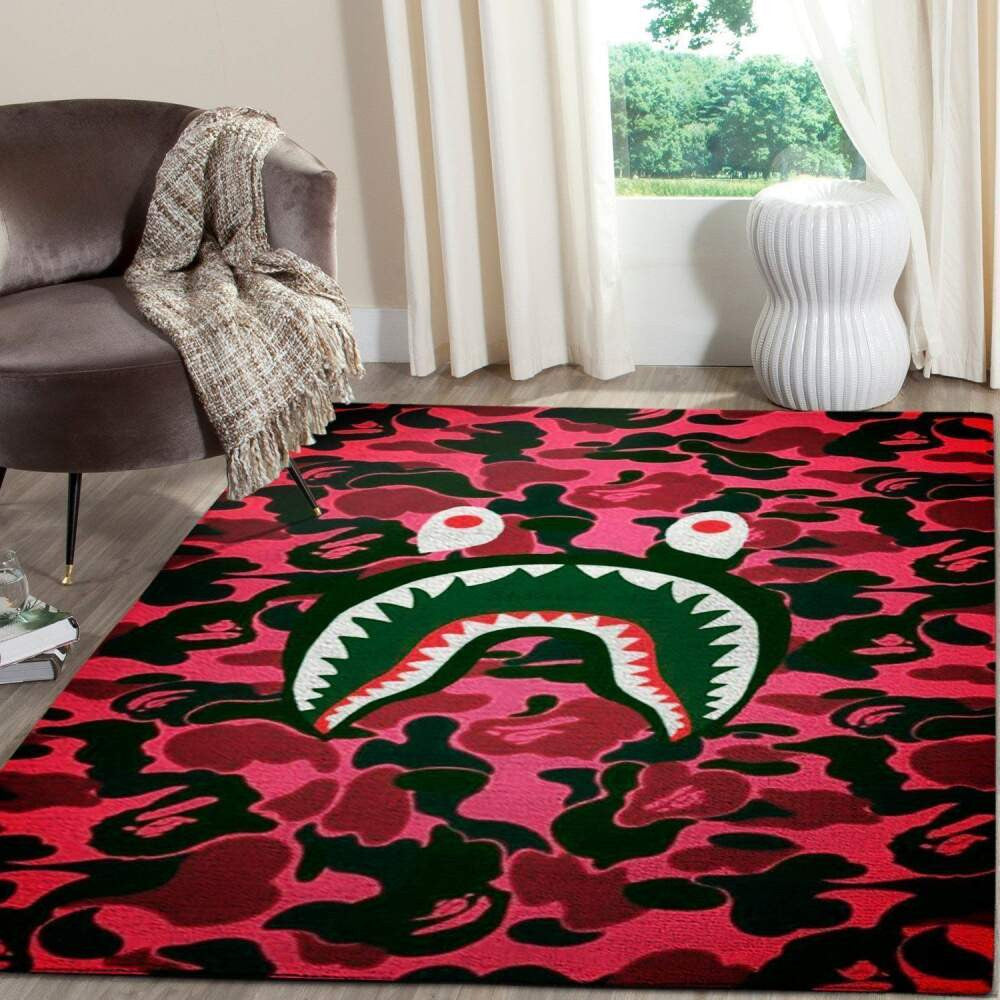 Bape Area Hypebeast Luxuriöses Modemarkenlogo 015 Teppich, Teppiche - Outdoor Teppich, Teppich Wohnzimmer, Küchenteppich, Kinderzimmer, Modern