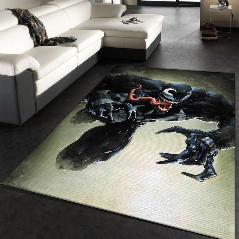 Eddie Brock Venom Marvel-Heldenfilm Teppich, Teppiche - Outdoor Teppich, Teppich Wohnzimmer, Küchenteppich, Kinderzimmer, Modern