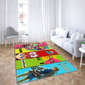 Splatoon ARMS Mario Teppich, Teppiche - Outdoor Teppich, Teppich Wohnzimmer, Küchenteppich, Kinderzimmer, Modern