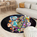 Super Dragonball Teppich Rund, Teppiche - Anime Outdoor Teppich Rund, Dragon Ball Teppich Wohnzimmer, Carpet, Rug