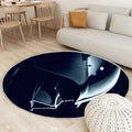 Darth Vader Teppich Rund, Teppiche - Krieg der Sterne Outdoor Teppich Rund, Teppich Wohnzimmer, Carpet, Rug