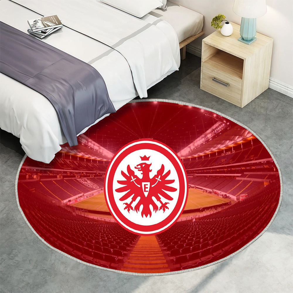 Sport Eintracht Frankfurt Teppich Rund, Teppiche - Outdoor Teppich Rund, Teppich Wohnzimmer, Carpet, Rug