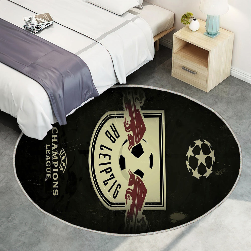 RB LEIPZIG JAHRGANG Teppich Rund, Teppiche - Champions League Outdoor Teppich Rund, Teppich Wohnzimmer, Carpet, Rug
