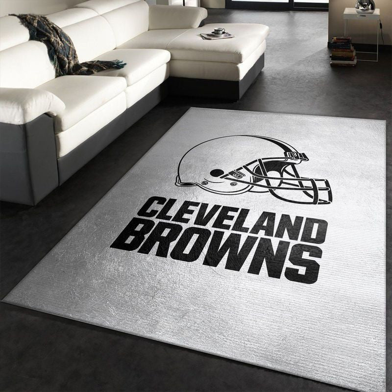 Cleveland Browns NFL 24 Teppich, Teppiche - Outdoor Teppich, Teppich Wohnzimmer, Küchenteppich, Kinderzimmer, Modern