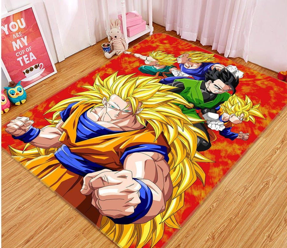 Dragonball-Anime 4 Teppich, Teppiche - Outdoor Teppich, Teppich Wohnzimmer, Küchenteppich, Kinderzimmer, Modern