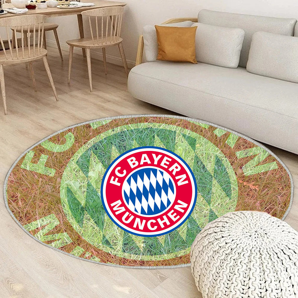Muchen Bayer Teppich Rund, Teppiche - Outdoor Teppich Rund, Teppich Wohnzimmer, Carpet, Rug