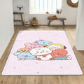 Bts Bt21 Bangtan Army Fan Cartoon 678 Christmasbts Geschenk für Fan Teppich, Teppiche - Outdoor Teppich, Teppich Wohnzimmer, Küchenteppich, Kinderzimmer, Modern
