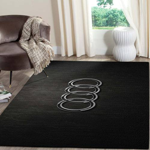 Audi Logo Supercars Bereich Fn151201 Teppich, Teppiche - Outdoor Teppich, Teppich Wohnzimmer, Küchenteppich, Kinderzimmer, Modern