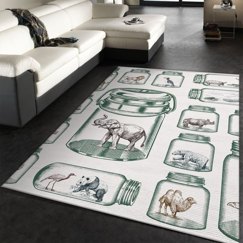 Erhaltung bedrohter Arten Teppich, Teppiche - Outdoor Teppich, Teppich Wohnzimmer, Küchenteppich, Kinderzimmer, Modern
