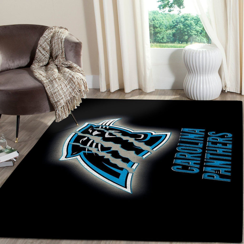 Carolina Panthers Area Nfl Football Team Logo003 Teppich, Teppiche - Outdoor Teppich, Teppich Wohnzimmer, Küchenteppich, Kinderzimmer, Modern