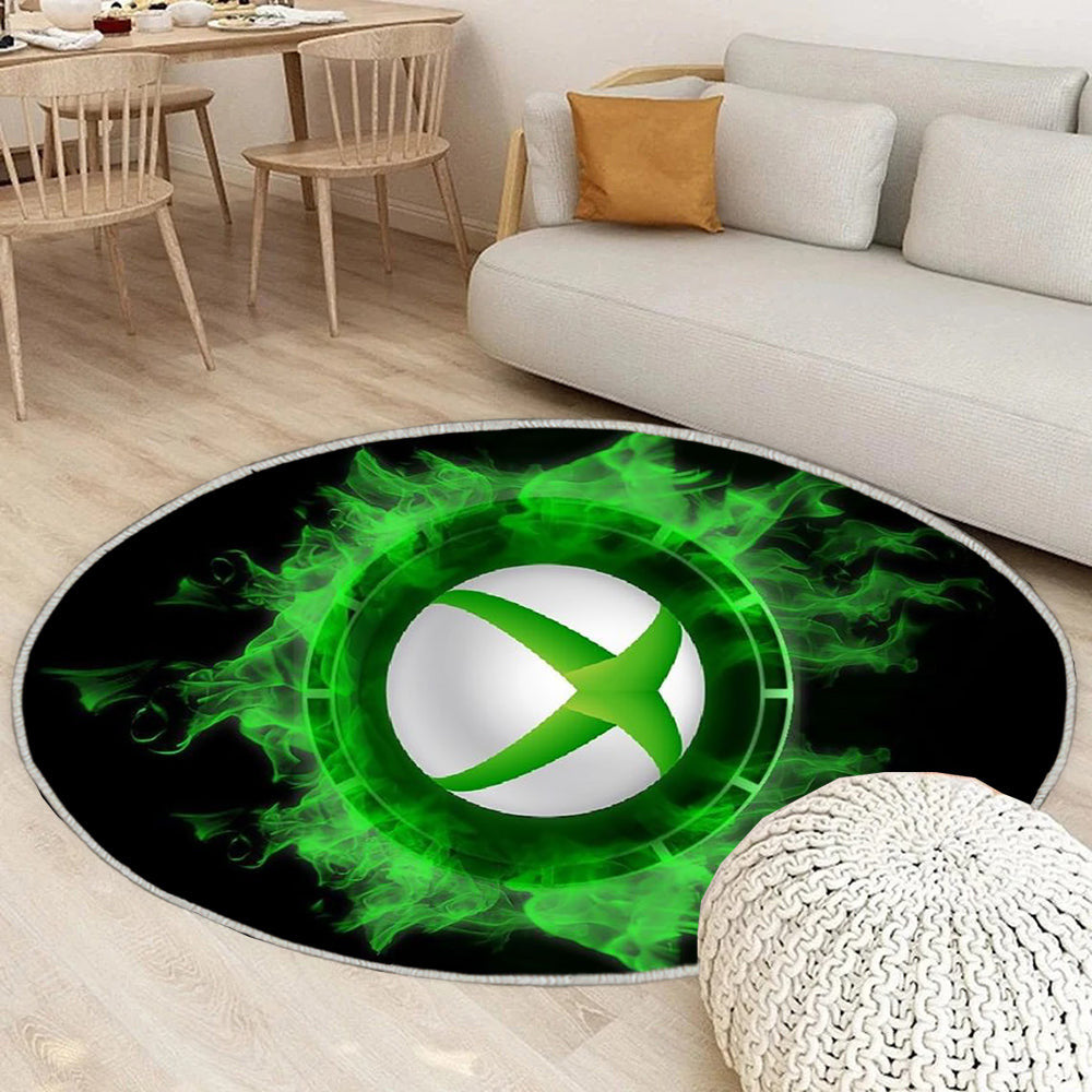 Playstation Teppich Rund, Teppiche - Spielen Outdoor Teppich Rund, Spiel Teppich Wohnzimmer, Carpet, Rug