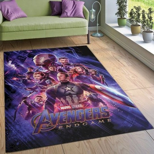 Avengers Endgame Filmbereich für Geschenkbereich Teppich, Teppiche - Outdoor Teppich, Teppich Wohnzimmer, Küchenteppich, Kinderzimmer, Modern