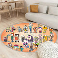 Abenteuerzeit Teppich Rund, Teppiche - Blüte Outdoor Teppich Rund, Teppich Wohnzimmer, Carpet, Rug