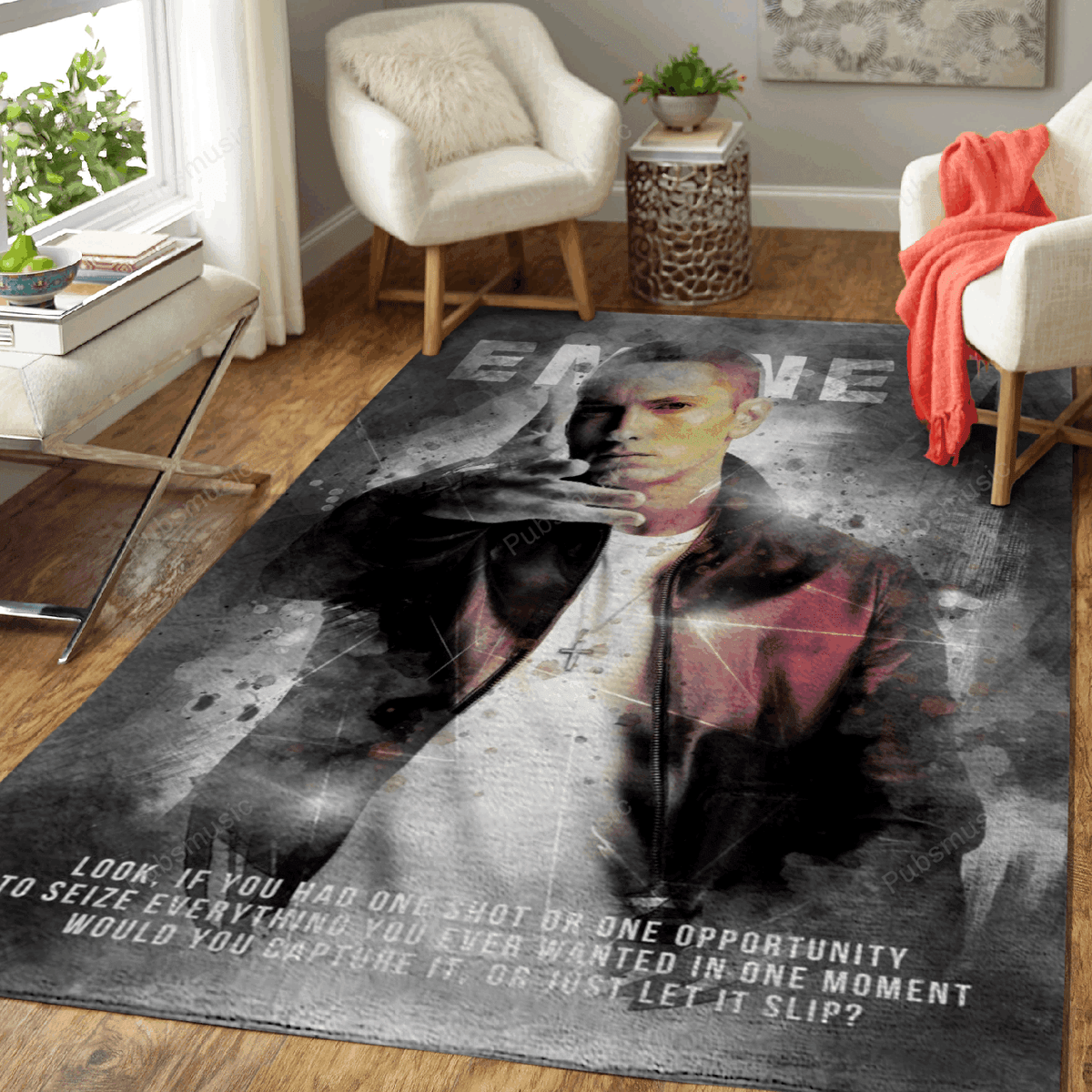 Eminem-Musik für Fans Teppich, Teppiche - Outdoor Teppich, Teppich Wohnzimmer, Küchenteppich, Kinderzimmer, Modern