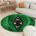 Borussia Mönchengladbach Deutschland Teppich Rund, Teppiche - Outdoor Teppich Rund, Teppich Wohnzimmer, Carpet, Rug