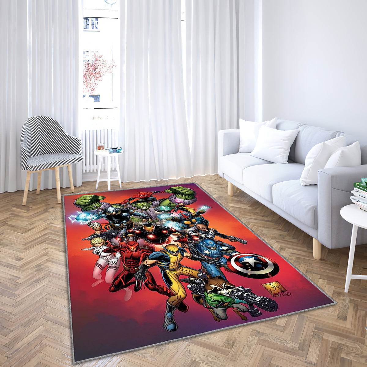 Marvel Comics Ein Leitfaden für Anfänger Teppich, Teppiche - Outdoor Teppich, Teppich Wohnzimmer, Küchenteppich, Kinderzimmer, Modern