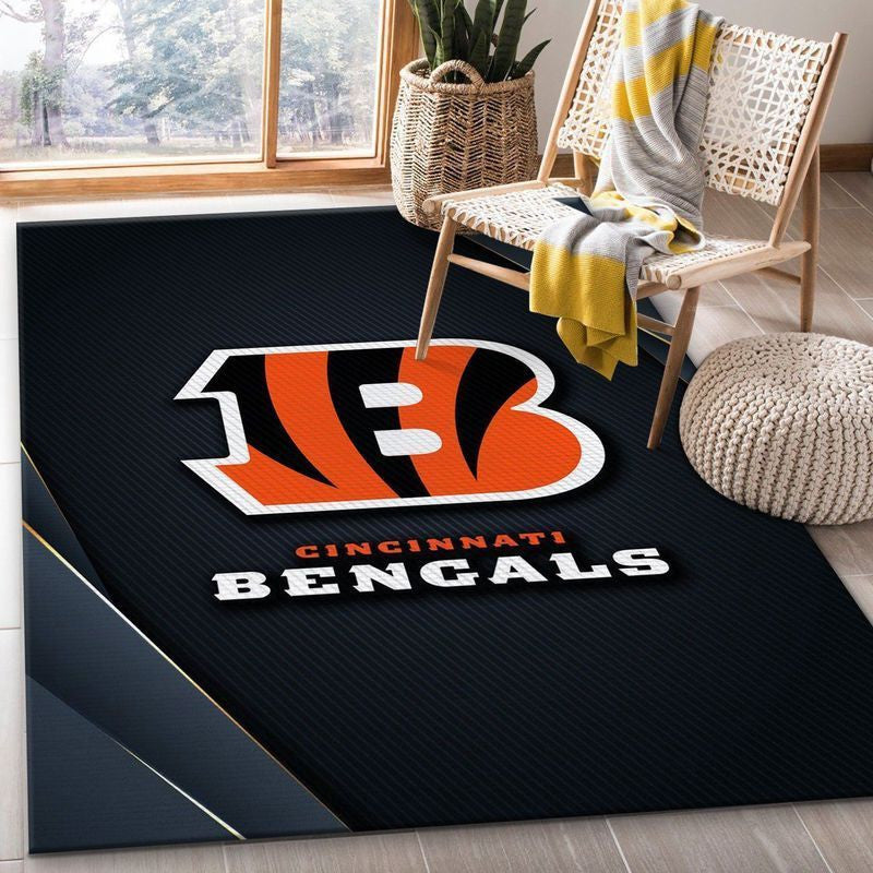 Cincinnati Bengals Banner Nfl 9 Teppich, Teppiche - Outdoor Teppich, Teppich Wohnzimmer, Küchenteppich, Kinderzimmer, Modern