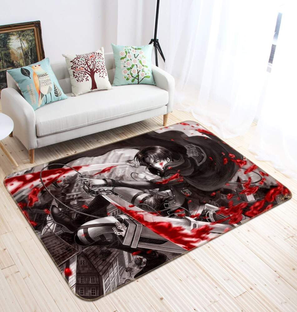 Angriff auf Titan Anime 10 Teppich, Teppiche - Outdoor Teppich, Teppich Wohnzimmer, Küchenteppich, Kinderzimmer, Modern