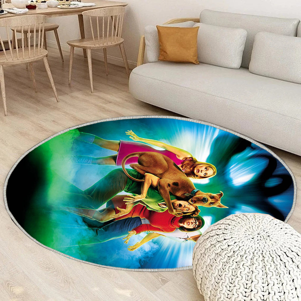 Scooby Doo Teppich Rund, Teppiche - Outdoor Teppich Rund, Teppich Wohnzimmer, Carpet, Rug