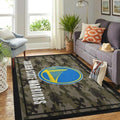 Golden State Warriors Nba Area Weihnachtsgeschenk Teppich, Teppiche - Outdoor Teppich, Teppich Wohnzimmer, Küchenteppich, Kinderzimmer, Modern