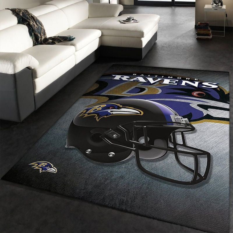Baltimore Ravens NFL 10 Teppich, Teppiche - Outdoor Teppich, Teppich Wohnzimmer, Küchenteppich, Kinderzimmer, Modern