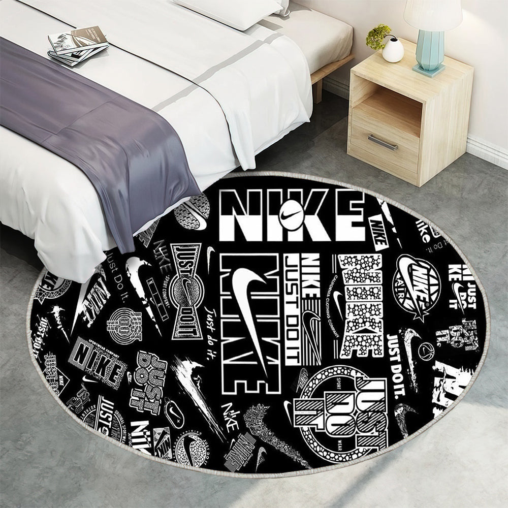Sneaker Teppich Rund, Teppiche - Box Hintergrund Outdoor Teppich Rund, Teppich Wohnzimmer, Carpet, Rug