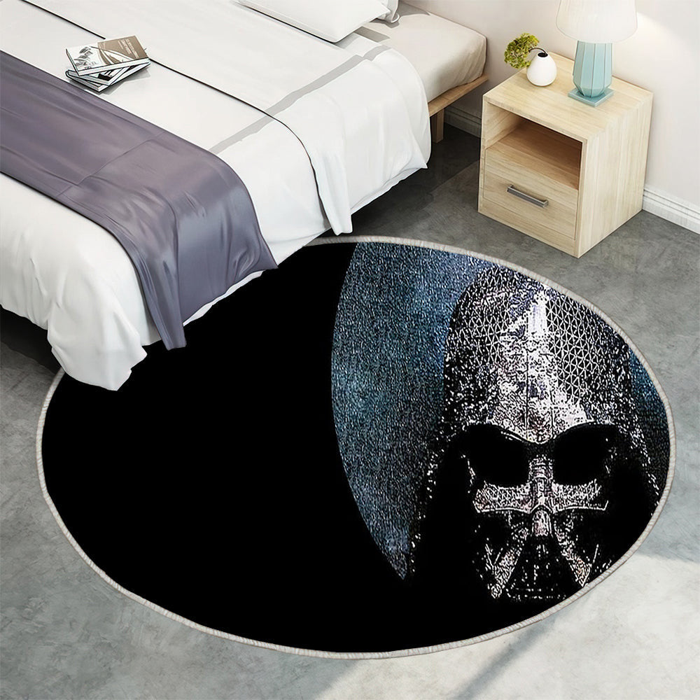 Darth Vader StarWars Teppich Rund, Teppiche - Outdoor Teppich Rund, Teppich Wohnzimmer, Carpet, Rug