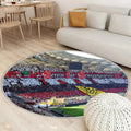 VfB Stuttgart 02 Stadion Teppich Rund, Teppiche - Outdoor Teppich Rund, Teppich Wohnzimmer, Carpet, Rug