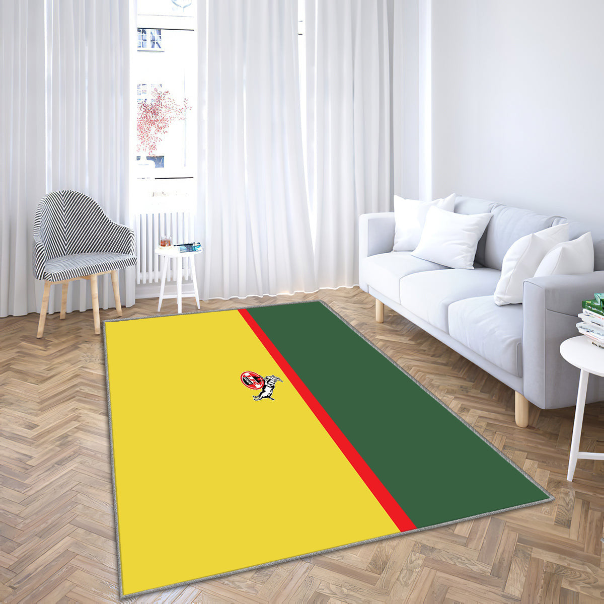 FC Köln Logo Teppich, Teppiche - Outdoor Teppich, Teppich Wohnzimmer, Küchenteppich, Kinderzimmer, Modern