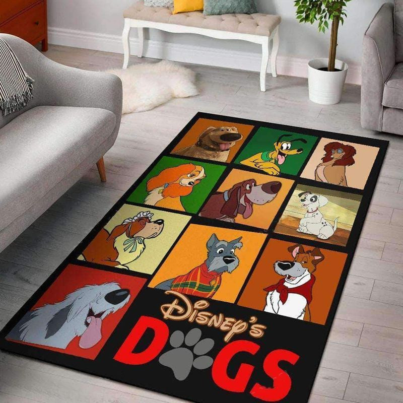 Disney-Hund 1 Teppich, Teppiche - Outdoor Teppich, Teppich Wohnzimmer, Küchenteppich, Kinderzimmer, Modern