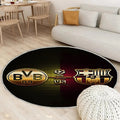 Borussia Dortmund gegen Barcelona Teppich Rund, Teppiche - Outdoor Teppich Rund, Teppich Wohnzimmer, Carpet, Rug