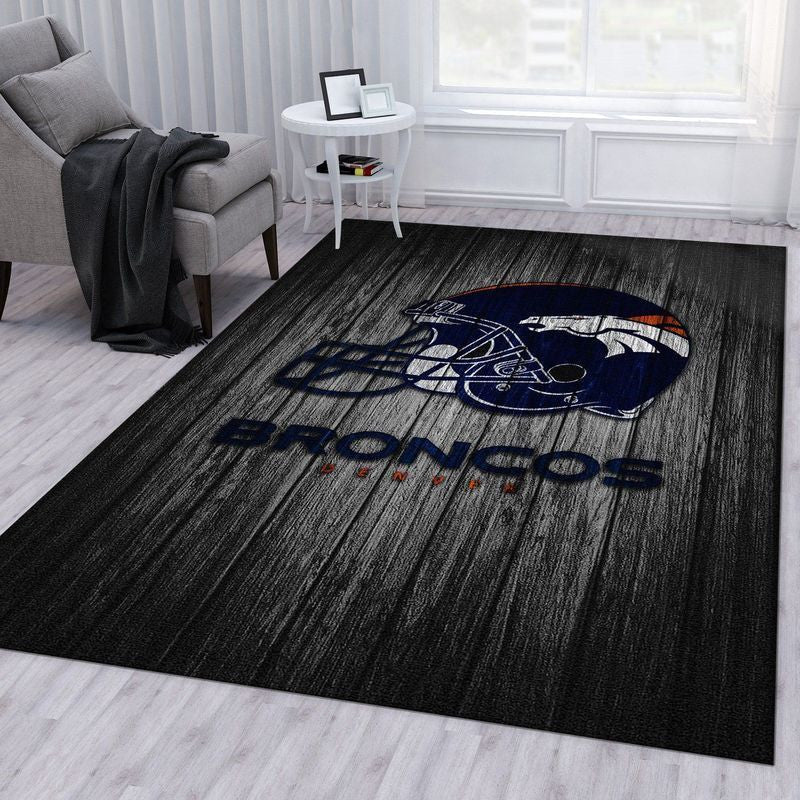 Denver Broncos NFL 16 Teppich, Teppiche - Outdoor Teppich, Teppich Wohnzimmer, Küchenteppich, Kinderzimmer, Modern