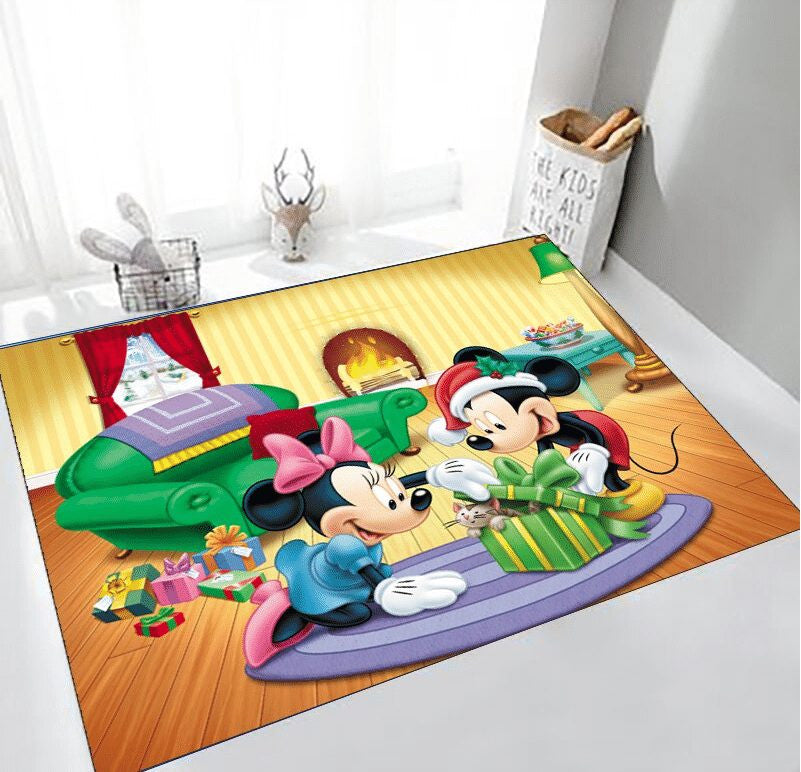 Disney Micky Minnie Maus 60 Teppich, Teppiche - Outdoor Teppich, Teppich Wohnzimmer, Küchenteppich, Kinderzimmer, Modern