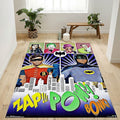 DC Comics Tv Batman TV-Serie Pow Teppich, Teppiche - Outdoor Teppich, Teppich Wohnzimmer, Küchenteppich, Kinderzimmer, Modern