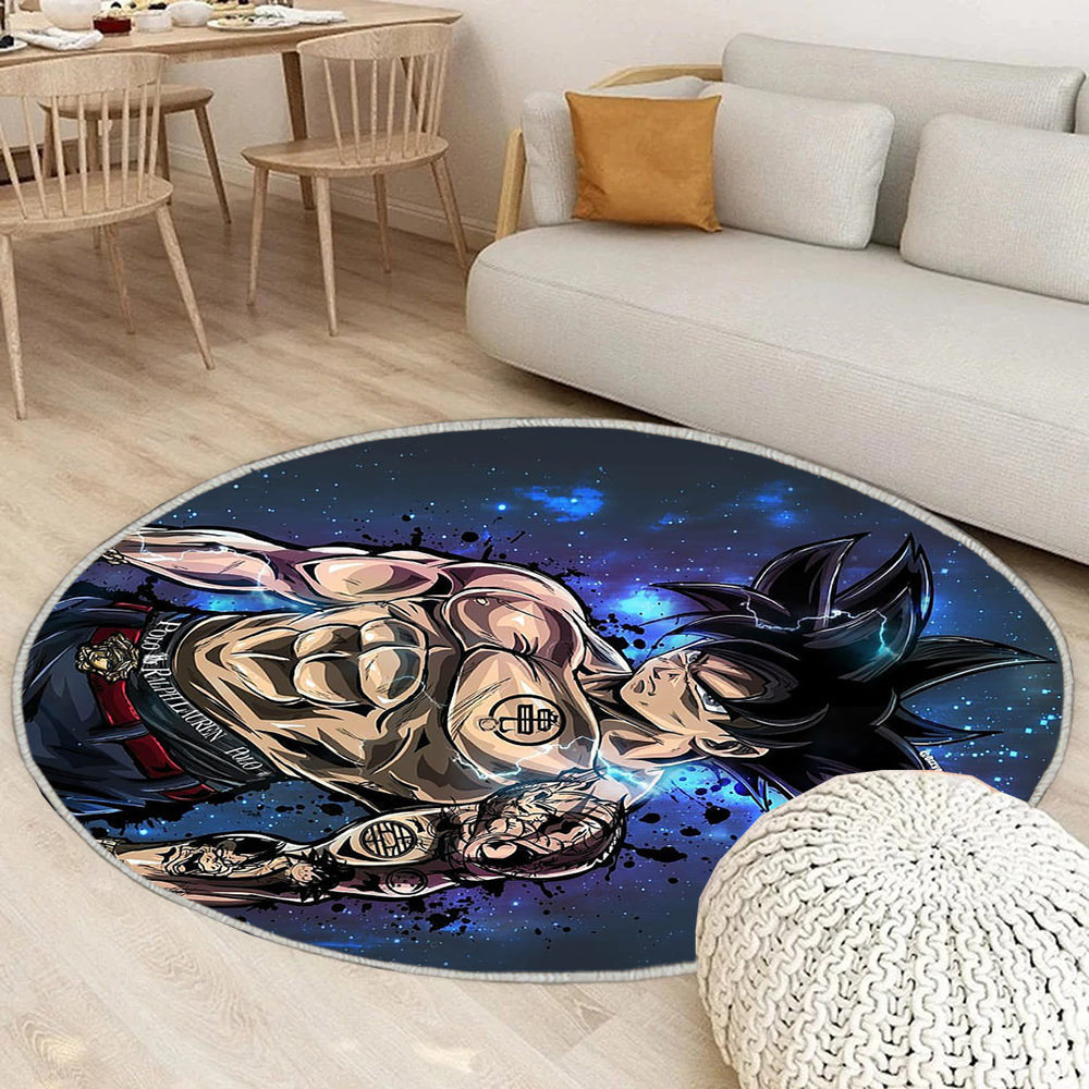 Dragon Ball Z Teppich Rund, Teppiche - ballz Outdoor Teppich Rund, Teppich Wohnzimmer, Carpet, Rug