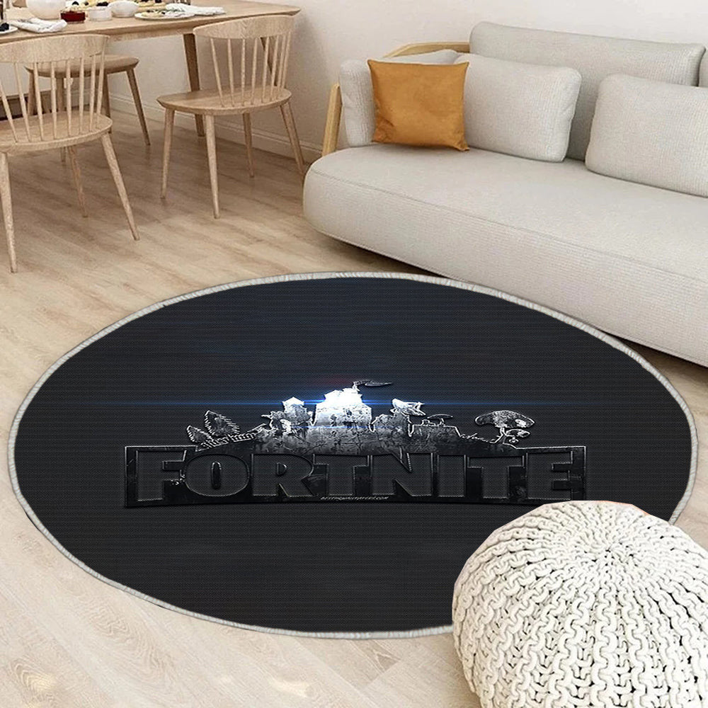 Vierzehn Tage Teppich Rund, Teppiche - Metall Logo Outdoor Teppich Rund, kreativ kunst Teppich Wohnzimmer, Carpet, Rug