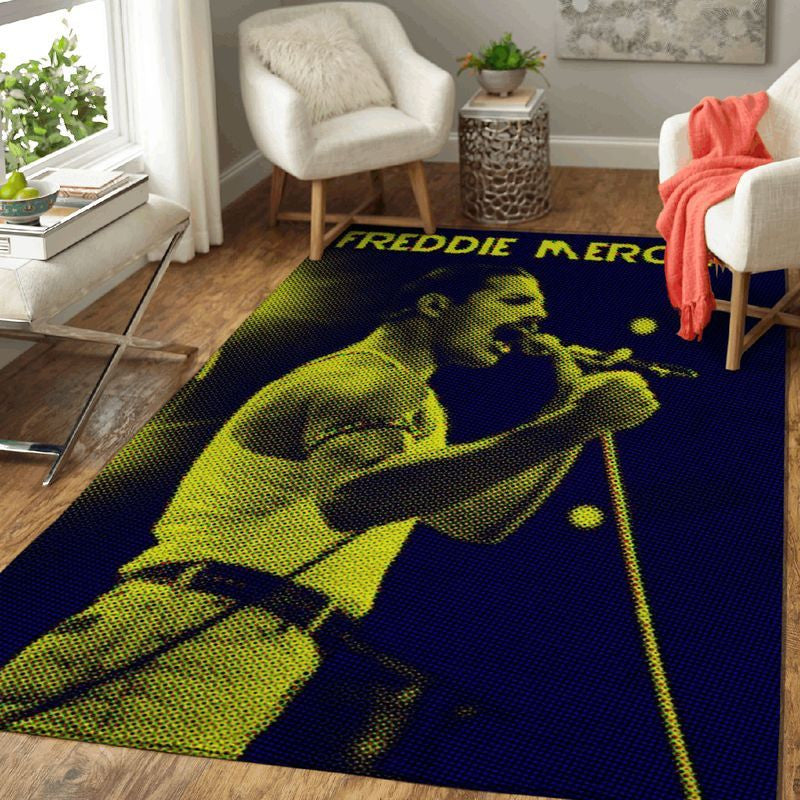 Freddie Mercury Sänger 11 Teppich, Teppiche - Outdoor Teppich, Teppich Wohnzimmer, Küchenteppich, Kinderzimmer, Modern