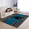 Carolina Panthers Nfl Area Football Team Logo im Holzstil Teppich, Teppiche - Outdoor Teppich, Teppich Wohnzimmer, Küchenteppich, Kinderzimmer, Modern