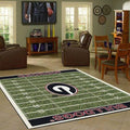 Georgia Bulldogs-Fußballteam-Logo Teppich, Teppiche - Outdoor Teppich, Teppich Wohnzimmer, Küchenteppich, Kinderzimmer, Modern
