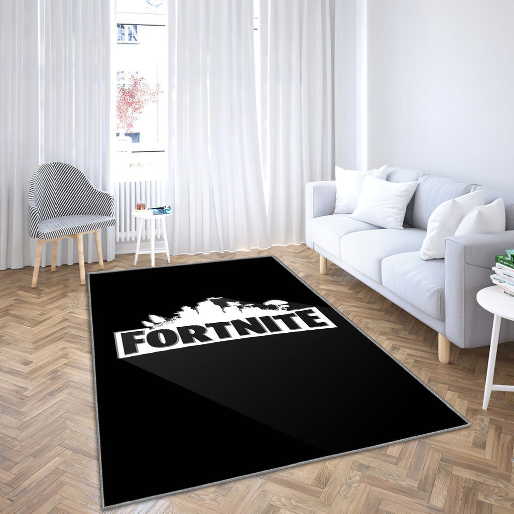 Vierzehn Tage Teppich, Teppiche - Schwarz Outdoor Teppich, Logo Teppich Wohnzimmer, Küchenteppich, Kinderzimmer, Modern