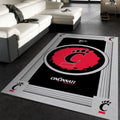 Cincinnati Bearcats Ncaa Team-Logo-schöner Geschenk-Rechteck-Bereich Teppich, Teppiche - Outdoor Teppich, Teppich Wohnzimmer, Küchenteppich, Kinderzimmer, Modern