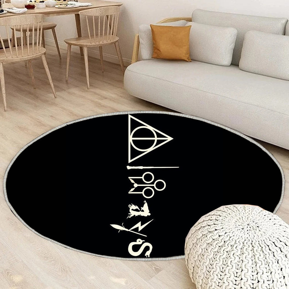 Immer Harry Potter Teppich Rund, Teppiche - Harry Outdoor Teppich Rund, Töpfer Teppich Wohnzimmer, Carpet, Rug