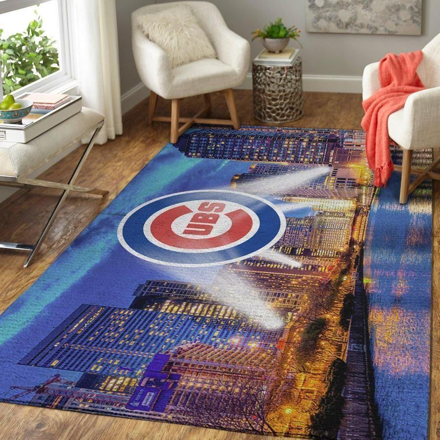 Chicago Cubs Bereich Mlb Baseball Team Logo012 Teppich, Teppiche - Outdoor Teppich, Teppich Wohnzimmer, Küchenteppich, Kinderzimmer, Modern