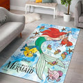 Ariel Disney Prinzessinnen Charaktere Disney Filme 8 Teppich, Teppiche - Outdoor Teppich, Teppich Wohnzimmer, Küchenteppich, Kinderzimmer, Modern